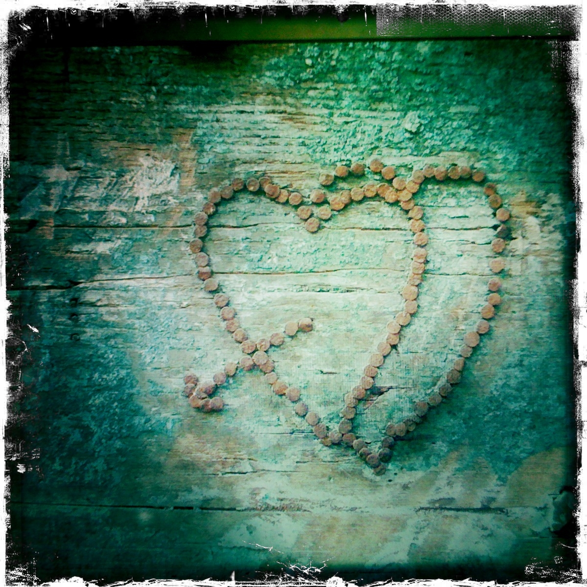 Saint Jerry Wants a Medium Pizza with Half Pepperoni hearts entwined